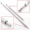 1PC RC Boat 5mm Boat Drive Shaft Stainless Steel Cable RH LH Nylon 70mm 80mm Propeller Kit for RC Boat Fishing Bait Tug Boat Marine(L20cm RH 80mm Prop) view 3