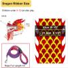 BMPAALN Dragon Ribbon Streamer, Dragon Dance Ribbon Streamers Student Flinging Poi/Dancer, Body Exercise Shake Flag Kite with Dragon Head Props, Ribbon Scale(Black,5 m(16.4ft)) view 2