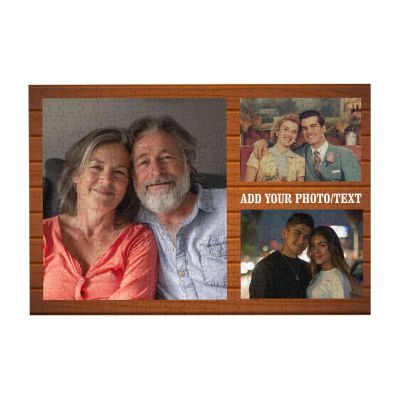 Rqwaaed Exclusive Custom Puzzles Photo Personalized Jigsaw Gifts in 300, 500, or 1000 Pieces for Family, Friends, Celebrations