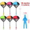 Wizzosivoor 36PCS Parachute Toy, No Tangle Throwing Men, Hand Throw Army Man, 6 Colors - Party Gifts, No Battery or Assembly Required view 2