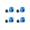 53827 Metal Aluminum Limit Buckle Stabilizer Rod Stopper Sway Bar Stopper Blue for Tamiya RC Car Accessories W61 view 4