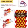 BMPAALN Dragon Ribbon Streamer, Golden Dragon Dance with Swing Rope, Chinese Folk Rhythmic Ribbon Dancer, Sports Fitness Shaking Poi for Parents(6M(19.6FT)) view 2