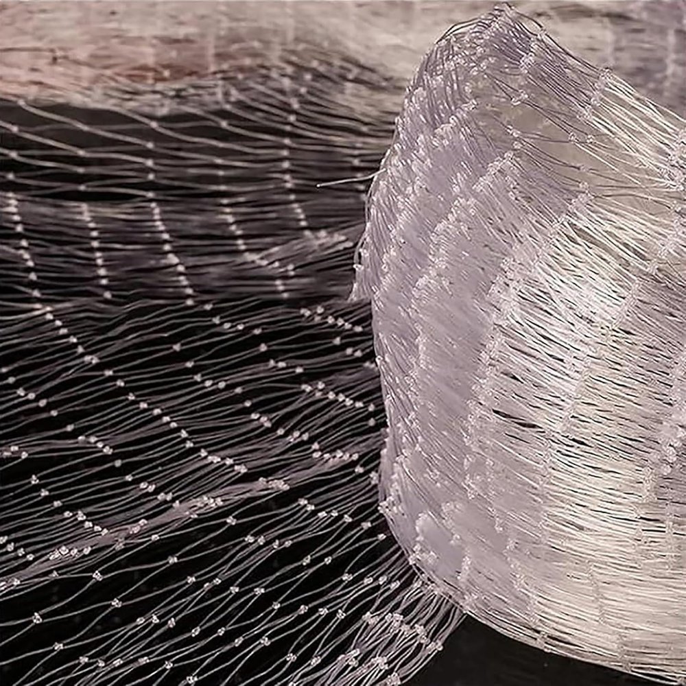 Balcony Net,Balcony Safety Net Heavy Duty Anti Bird Netting Fence for Prevention Squirrels Deer, Cuttable Trellis Cover(35x35m(115x115ft))