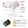 jnxwenu 6CH 2.4GHz RC Car Controller Digital Remote Control Transmitter with Receiver for 1/8 1/10 1/12 1/14 1/16 RC Car SCX10 TRX4, jnxwenu06 view 3