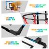 Basketball Mini Hoop Indoor Boys Gifts for Kids Adults, Door Room Mini Hoop with Balls, Basketball Accessories for Teen Boy Gifts, Blue view 2