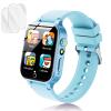 Luyiilo Smart Watch for Kids, with 26 Puzzle Games, Touch Screen, HD Camera, Alarm Clock, Toys for Ages 4-12 Years Old.Birthday Gift for Boys Girls (Soft Blue) view 1