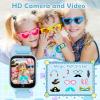Luyiilo Smart Watch for Kids, with 26 Puzzle Games, Touch Screen, HD Camera, Alarm Clock, Toys for Ages 4-12 Years Old.Birthday Gift for Boys Girls (Soft Blue) view 3