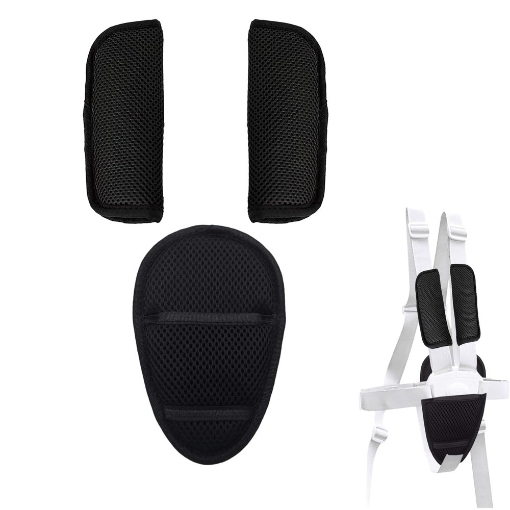 3 Pack Car Seat Strap Covers,Car Seatbelt Crotch Cushion for Newborns Infants Kids, Car Seat Belt Kit for Toddlers,Universal Seat Belt Strap Covers