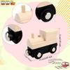 Hoarost 16 Pcs Wooden Train Cars DIY Unfinished Magnetic Train Cars Toys for Train Theme Party Decorations Birthday Supplies DIY Crafts Projects view 2