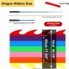 BMPAALN Dragon Ribbon Streamer, Sports Dragon Ribbon Poi for Crafts, Washable Throw Dancer Staff Streamer for Celebration, Square Exercise Flinging Flying Kite with Baton(Colorful2,10M(33FT)) view 2