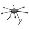 jnxwenu F850 Full Carbon Fiber F 850 Hexa-Rotor Frame Foldable Arm Hexacopter Frame Kit with Unflodable Landing Gear for FPV(Foldable), jnxwenu06 view 4