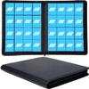 16 Pocket Card Binder, Ringless Zip Trading Card Binder, 1000+ Double Sided Pocket PU Collection Binder, Collector Album, Card Folder for MTG, TCG, Sports Cards view 1