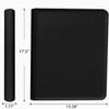 16 Pocket Card Binder, Ringless Zip Trading Card Binder, 1000+ Double Sided Pocket PU Collection Binder, Collector Album, Card Folder for MTG, TCG, Sports Cards view 2