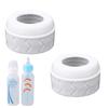 2pcs Replacement Bottle Nipple Ring Collars, Compatible with Dr. Brown's Narrow Plastic & Glass Bottles 4oz & 8oz No Leak or Spills Bottle Nipple Collars Rings Feeding Baby Accessories view 1
