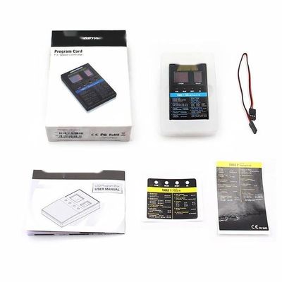 SPARKHOBBY LED Program Card Box Suitable for Platinum V1/V2 / FlyFun V5 / Skywalker V2 Series Brushless ESC Aircraft Car (1PC Program Card)