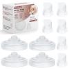 10PCS Breast Pump Parts, 6Pack Silicone Duckbill Valve & 4Pack Silicone Diaphragm Compatible with Momcozy M5 Wearable Breastpump, M5 Breast Pumps Replacement Accessories Breastfeeding Essentials Kit view 1