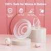 10PCS Breast Pump Parts, 6Pack Silicone Duckbill Valve & 4Pack Silicone Diaphragm Compatible with Momcozy M5 Wearable Breastpump, M5 Breast Pumps Replacement Accessories Breastfeeding Essentials Kit view 2