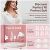 10PCS Breast Pump Parts, 6Pack Silicone Duckbill Valve & 4Pack Silicone Diaphragm Compatible with Momcozy M5 Wearable Breastpump, M5 Breast Pumps Replacement Accessories Breastfeeding Essentials Kit view 3