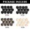 48 Pieces Abilities Keywords Counter Dice Black MTG Dice Counters Bulk Creature Stats Buff Tokens Dice Set for Magic The Gathering, MTG, TCG, Card Games Accessories view 2