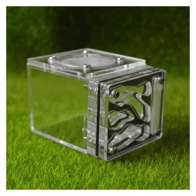 ZWSYQXIU Ant Habitat Ant Farm Ant Castle Ant Castle Acrylic Clear Ant Nest Farm Villa HouseWorkshop Unique Handmade Ant Farm Ant Nest Ant Nest Ant House Ant Nest Farm(Black)