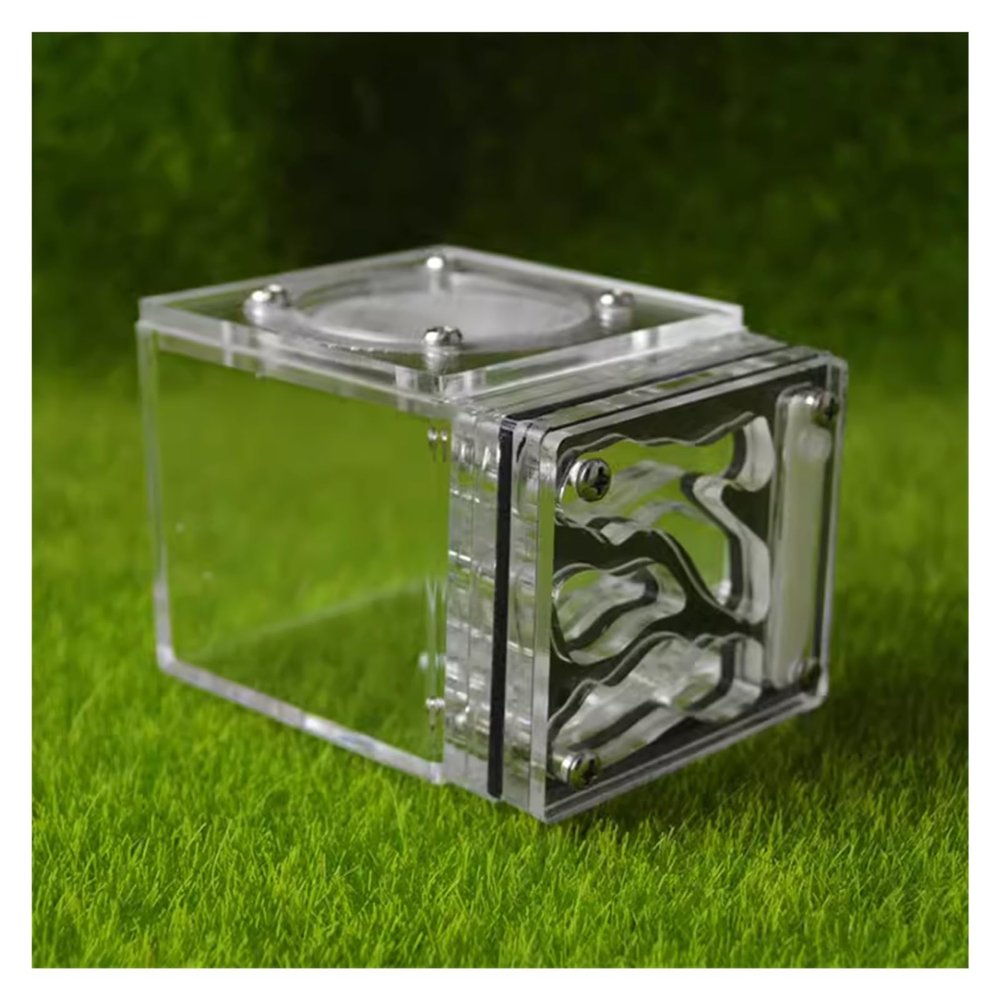 ZWSYQXIU Ant Habitat Ant Farm Ant Castle Ant Castle Acrylic Clear Ant Nest Farm Villa HouseWorkshop Unique Handmade Ant Farm Ant Nest Ant Nest Ant House Ant Nest Farm(Black)