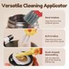 Upgraded 3 in 1 Cup Lid Cleaning Brush, 2025 New Multifunctional Lid Cleaner Brush, Portable Crevice Cleaning Brush Set for Baby Bottle Gap Tight Spaces view 3