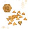 Trustic Triominos - Strategy and Puzzle Board Game, Wooden Triangular Tiles, Set 56 Pieces, Tabletop Family Game (Dots) view 1