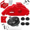 RCMYou RC Center Gearbox Case & 57T Center Differential w/Pinions Upgrades Part for 1/10 Kraton 4x4 4S BLX Outcast 4x4 4S BLX 1/8 Mojave 4X4 4S BLX,Red view 1