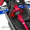 RCMYou RC Center Gearbox Case & 57T Center Differential w/Pinions Upgrades Part for 1/10 Kraton 4x4 4S BLX Outcast 4x4 4S BLX 1/8 Mojave 4X4 4S BLX,Red view 3