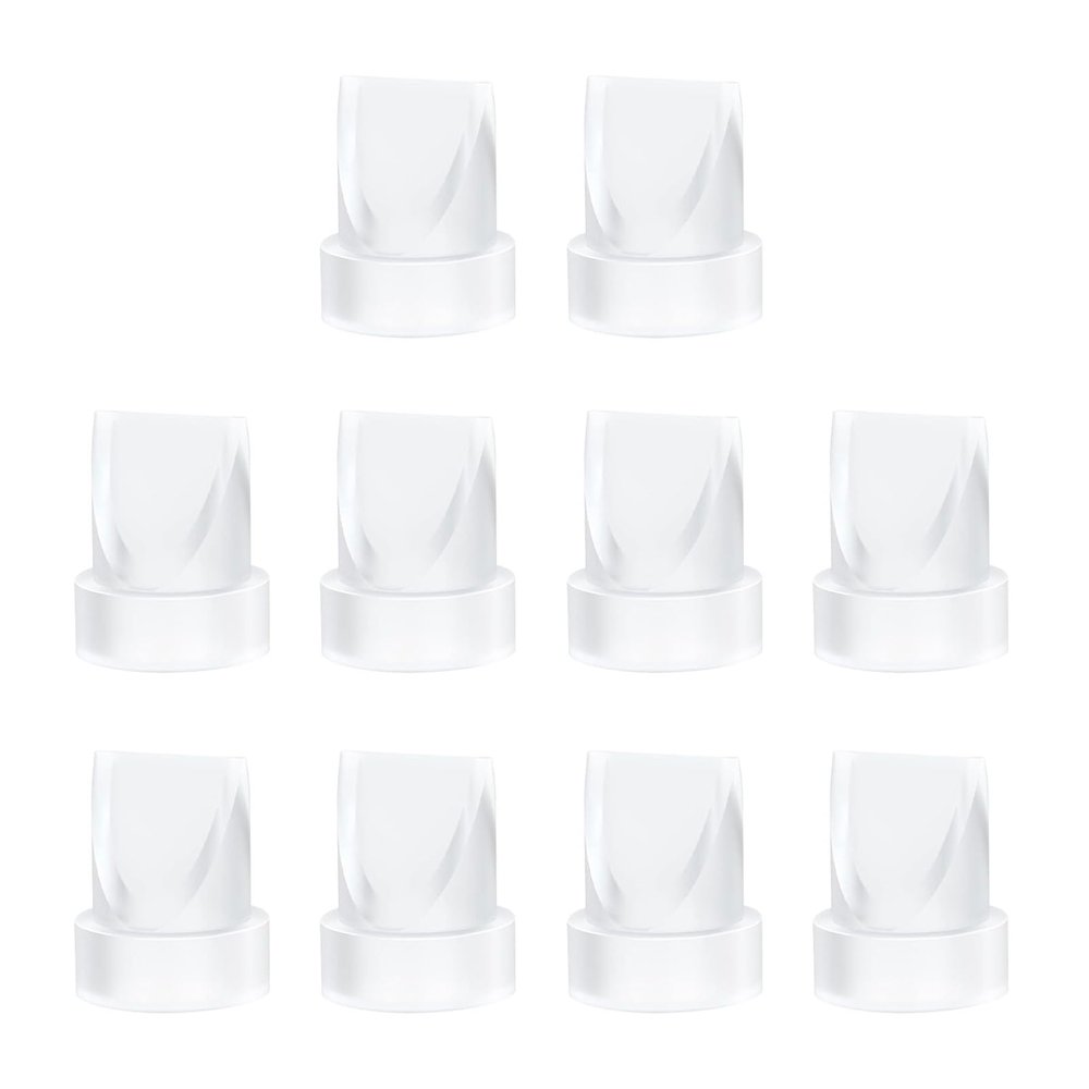 10 PCS Silicone Duckbill Valve Compatible with Momcozy M5 Wearable Breast Pump, Designed for M5 Electric Breast Pump Replacement Parts, Pumping Breastfeeding Essential Accessories for New Moms
