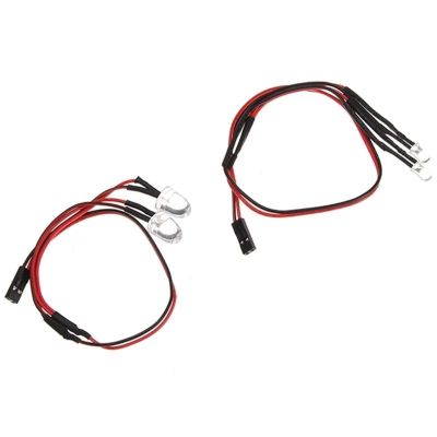 cvking RC Front Rear Lamp Group Compatible with JLB for Racing for Cheetah 21101 31101 EB1013 J3 for Speed 1/10 RC Car Upgrade Parts Spare Accessories RC Car Lamp