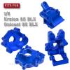 BRCatWPark RC Center Gearbox & Front or Rear Transmission Case Upgrades Part for 1/5 Kraton 8S BLX Outcast 8S BLX,Aluminum Alloy Front or Rear Gearbox & Center Transmission Gearbox Hops Up,Navy Blue view 2