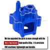 BRCatWPark RC Center Gearbox & Front or Rear Transmission Case Upgrades Part for 1/5 Kraton 8S BLX Outcast 8S BLX,Aluminum Alloy Front or Rear Gearbox & Center Transmission Gearbox Hops Up,Navy Blue view 4