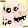 Hoarost 18 Pack Unfinished Wooden Cars Unpainted Magnetic Wood DIY Crafts Trains Car for DIY Craft Activities Birthday Gift (Color Set 1) view 2