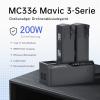 200W DJI Mavic 3 pro Battery Fast Chargeing Hub,for DJI Drones Mavic 3/3 Pro/Thermal/Classic,RC/N1/N2 Controller,Three-Channel Parallel,Hub/Car Charger,Discharge/Storage/Battery Equalization/LED view 2