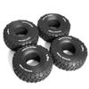 4PCS 1.9'' RC Crawler Tires Wheels 116x40mm RC Parts for 1/10 FMS YK AXIAL SCX10 TRX4 RC Climbing Car view 3