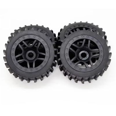 VBCERSDZ RC Wheel Tire Compatible with Redcat for Team for Kyosho for HSP for Carson for Hobao 17mm Hub Wheel Rim Tires Tyre 1/8 Off-Road RC Car for Buggy