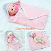 Besurejoy 12'' Baby Doll Care Playset with High Chair, Crib Bed, Swaddle,Blanket, Pacifier, Bib,Diaper,Feeding Accessories and Backpack. 26 PCS Kids Pretend Play Reborn Toy Gifts Set for Girls Ages 3+ view 3