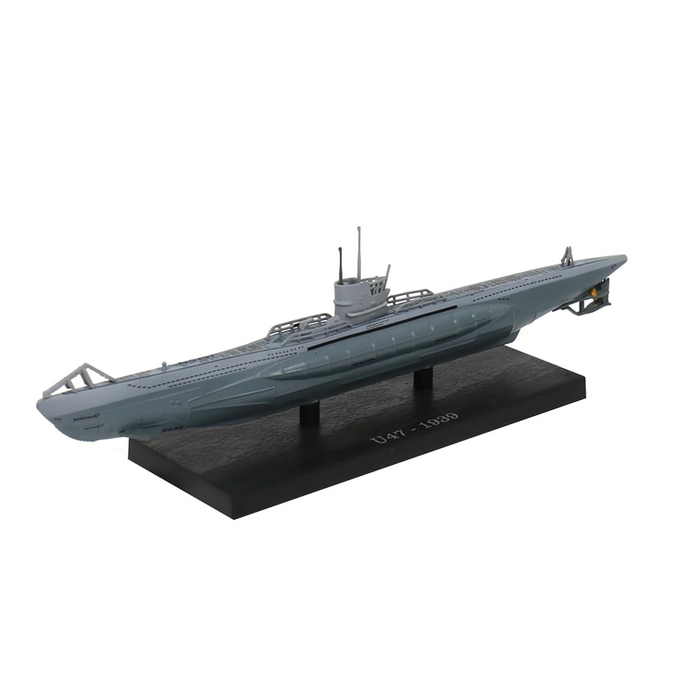 ZEZEFUFU Alloy 1:350 1939 WWII Germany U47 Navy Submarine Model Ornaments Collection Model Display