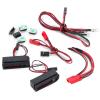 cvking RC Front Rear Lamp Group Compatible with Drag for Slash 1/10 Scale Brushless Truck Upgrade Parts Front Rear Lights & Power Supply Set Headl Taillights RC Car Light view 2