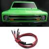 cvking RC Front Rear Lamp Group Compatible with Drag for Slash 1/10 Scale Brushless Truck Upgrade Parts Front Rear Lights & Power Supply Set Headl Taillights RC Car Light view 4