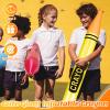 Lunmon 2 Pieces 43.31 Inch Jumbo Inflatable Crayons Balloons Neon Large Blow up Crayons Decor Set Giant Crayon Prop for Party Supplies Favor Decorations(Yellow, Red) view 4