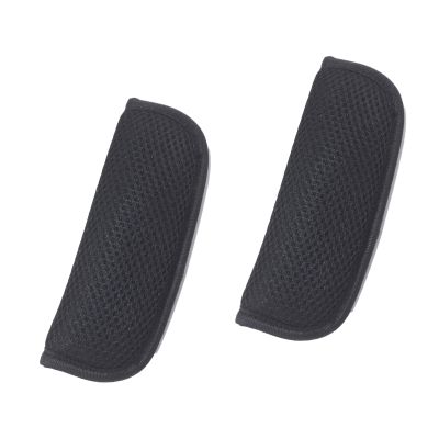 2 Pack Soft Baby Seat Belt Cover, Car Seat Strap Covers for Child Seats, Seat Belt Cushions Pads for All Car Seats, Stroller, Pushchair, High Chair (Black)