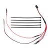 cvking RC Front Rear Lamp Group Compatible with TRX4M 1/18 RC Crawler Car Upgrade Parts 4 Lamp Beads 3mm Red White Headlights & Taillights Lights Kit RC Car Lamp view 2