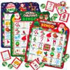 JOYIN 30 Players Christmas Bingo Cards Game, 3 Colors Kids Bingo Cards for Classroom School Family Group Activities, Holiday Winter Bingo for Xmas Party Supplies Adults Indoor Party Games view 1