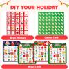 JOYIN 30 Players Christmas Bingo Cards Game, 3 Colors Kids Bingo Cards for Classroom School Family Group Activities, Holiday Winter Bingo for Xmas Party Supplies Adults Indoor Party Games view 2