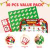 JOYIN 30 Players Christmas Bingo Cards Game, 3 Colors Kids Bingo Cards for Classroom School Family Group Activities, Holiday Winter Bingo for Xmas Party Supplies Adults Indoor Party Games view 3