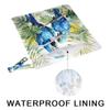 Palm Leaf Parrot Wet Bag 2Pcs Wet Dry Bag Waterproof Travel Laundry Bags Swimsuit Bags Storage Cloth Diaper Wet Bags Bathing Suit 0rganizer Bags for Beach, Yoga, Gym, Pool view 3