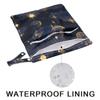 Moon Wet Bag 2Pcs Wet Dry Bag Waterproof Travel Laundry Bags Swimsuit Bags Storage Cloth Diaper Wet Bags Bathing Suit 0rganizer Bags for Beach, Yoga, Gym, Pool view 3