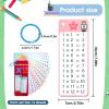 14pcs Multiplication Flash Cards 0-12 Times Table Flash Cards Math Flashcards for 1st to 3rd Grades Multiplication Game Math Learning Aids view 2